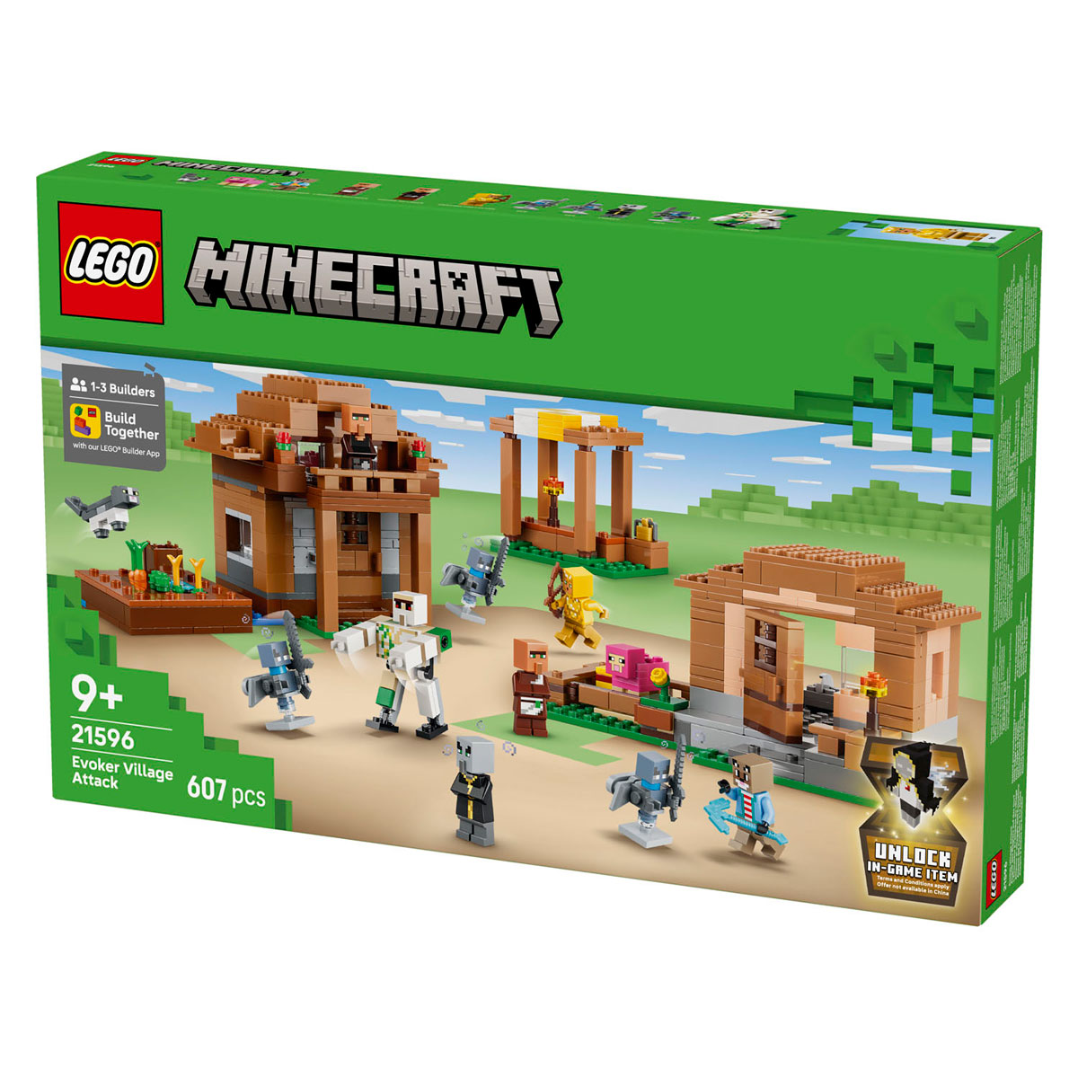 LEGO Minecraf 21596 Oproeper Dorpsaanval