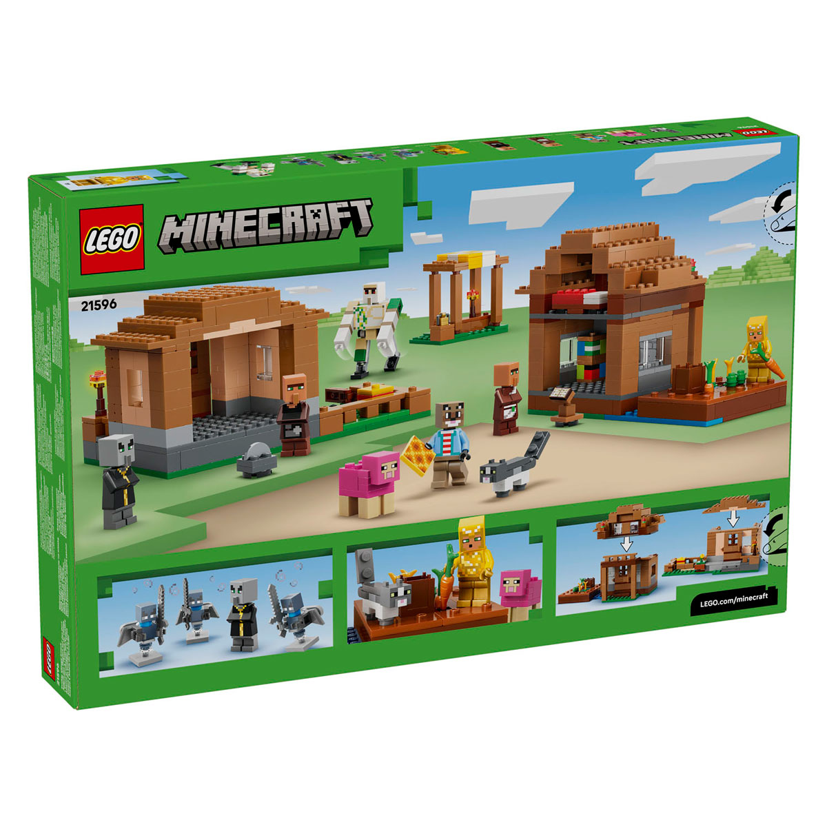 LEGO Minecraf 21596 Oproeper Dorpsaanval