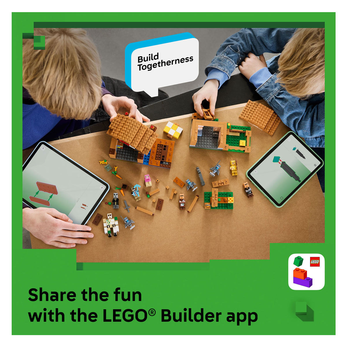 LEGO Minecraf 21596 Oproeper Dorpsaanval