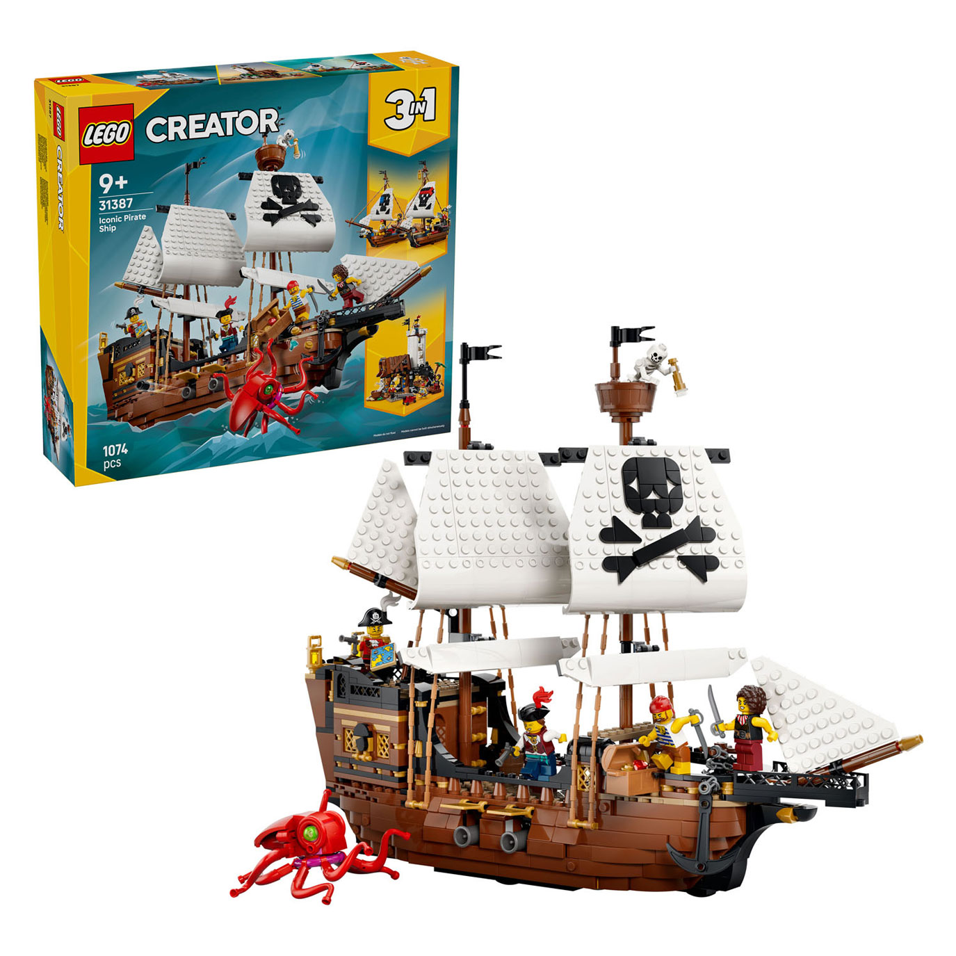 LEGO Craetor 31387 Klassiek Piratenschip