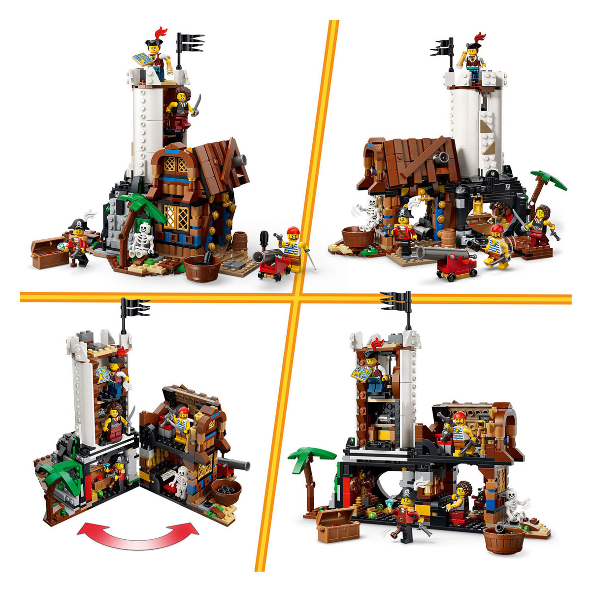 LEGO Craetor 31387 Klassiek Piratenschip
