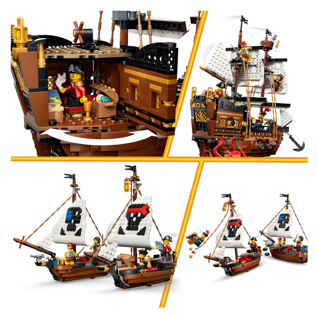 LEGO Craetor 31387 Klassiek Piratenschip