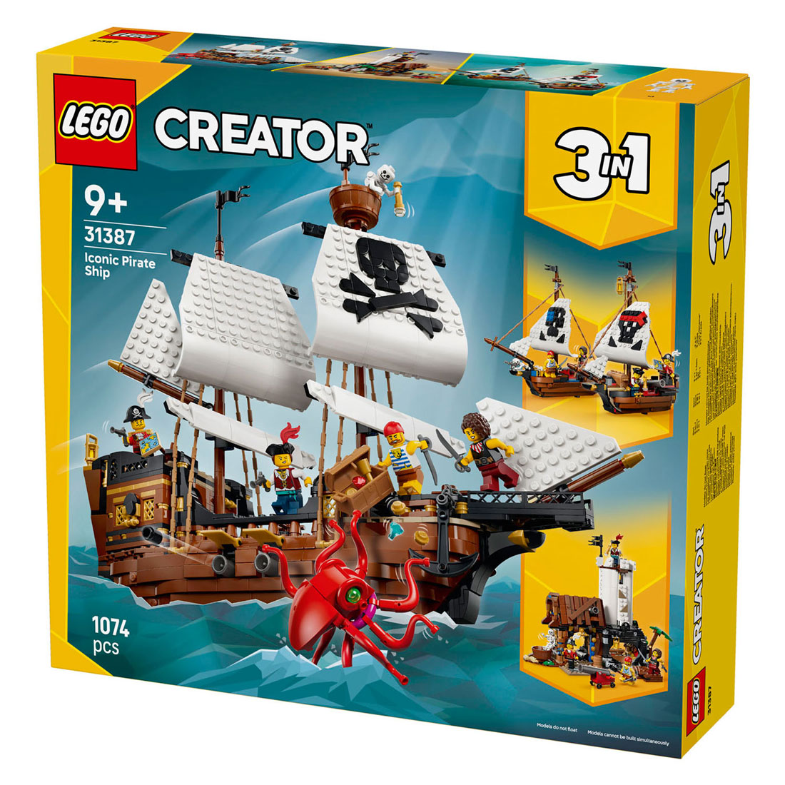 LEGO Craetor 31387 Klassiek Piratenschip