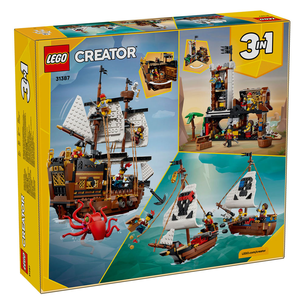 LEGO Craetor 31387 Klassiek Piratenschip