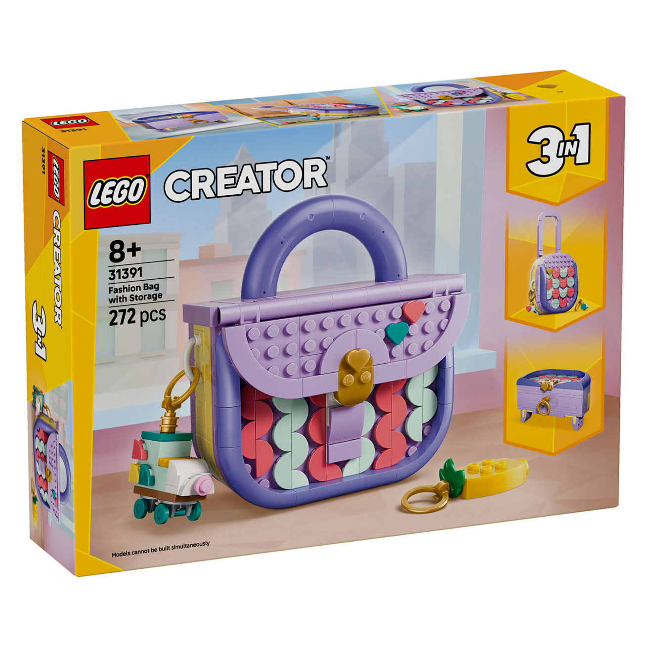 LEGO Creator 31391 Stijlvolle Tas met Opbergruimte