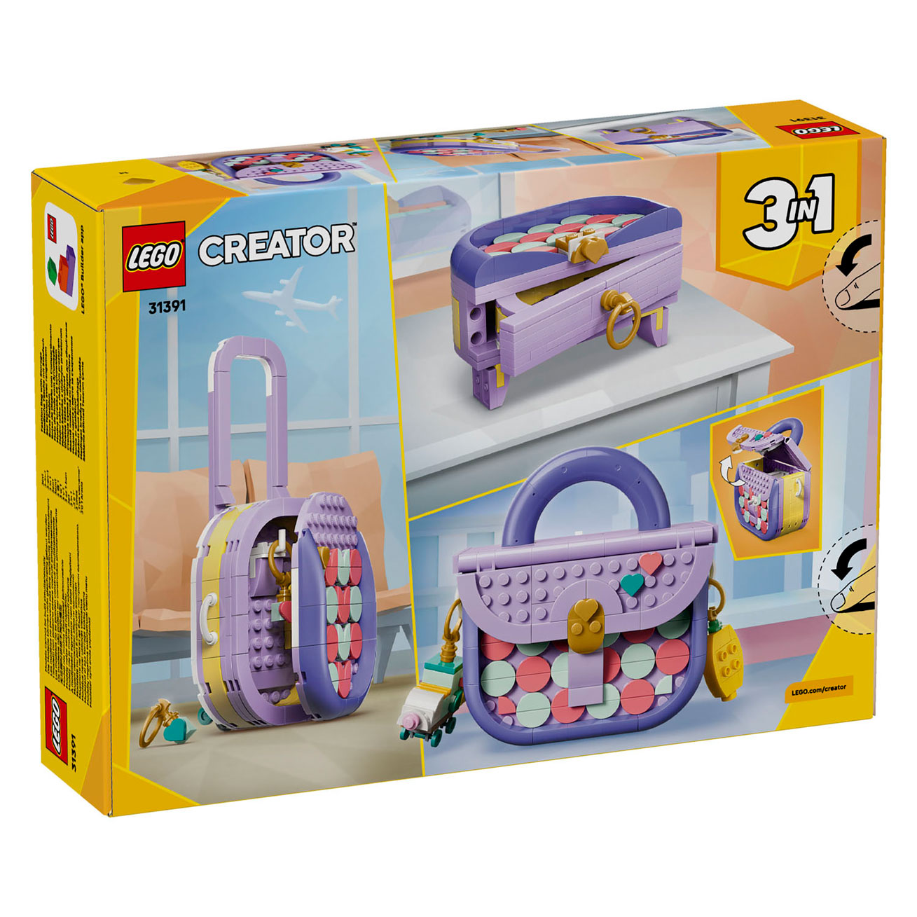LEGO Creator 31391 Stijlvolle Tas met Opbergruimte