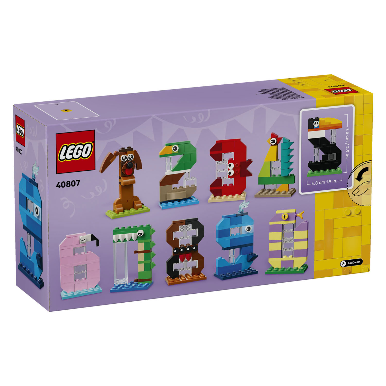 LEGO 40807 Verjaardagscijfers