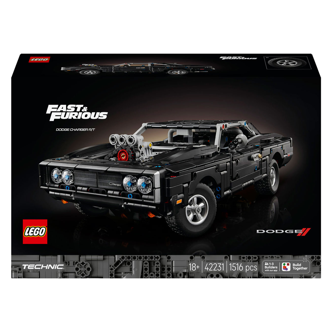 LEGO Technic 42231 Fast and Furious Dodge Charger R/T Auto