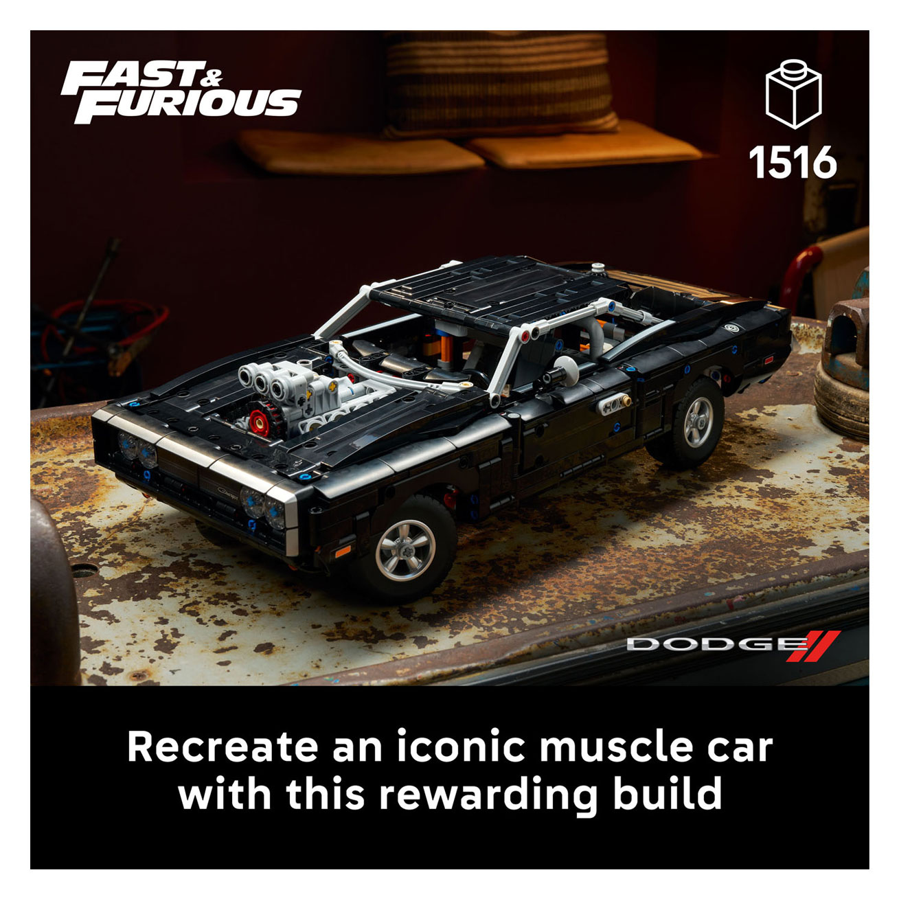 LEGO Technic 42231 Fast and Furious Dodge Charger R/T Auto