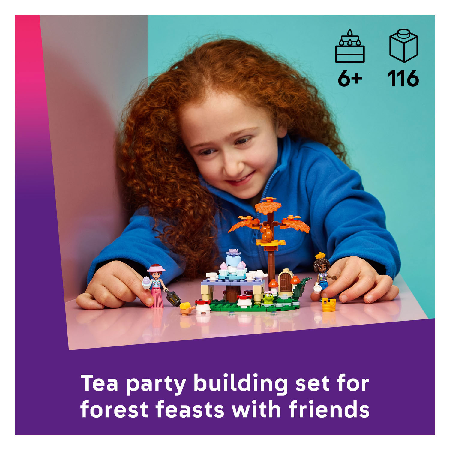 LEGO Friends 42690 Theekransje in het Bos