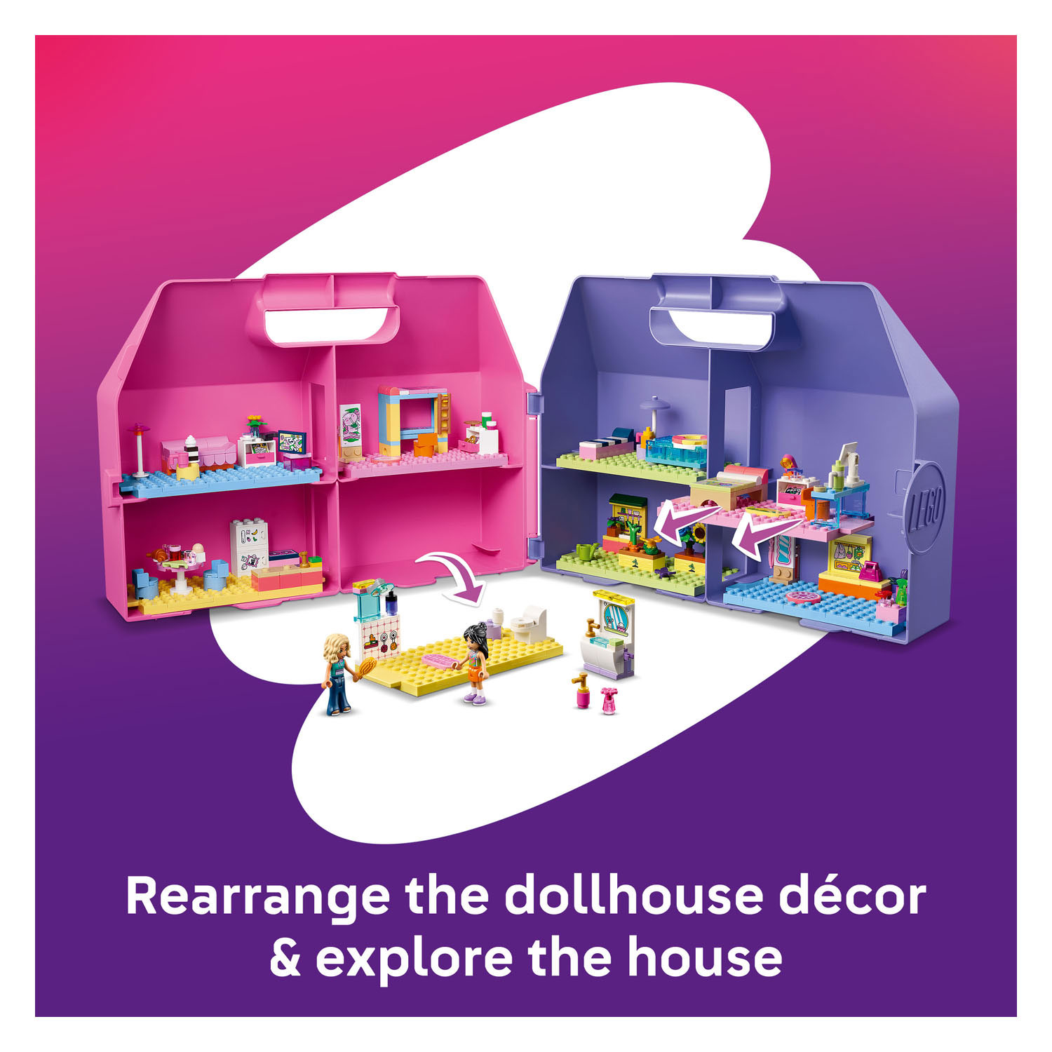 LEGO Friends 42697 Creatieve Poppenhuiskoffer