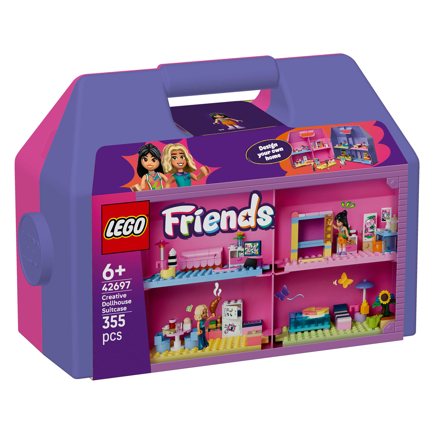 LEGO Friends 42697 Creatieve Poppenhuiskoffer