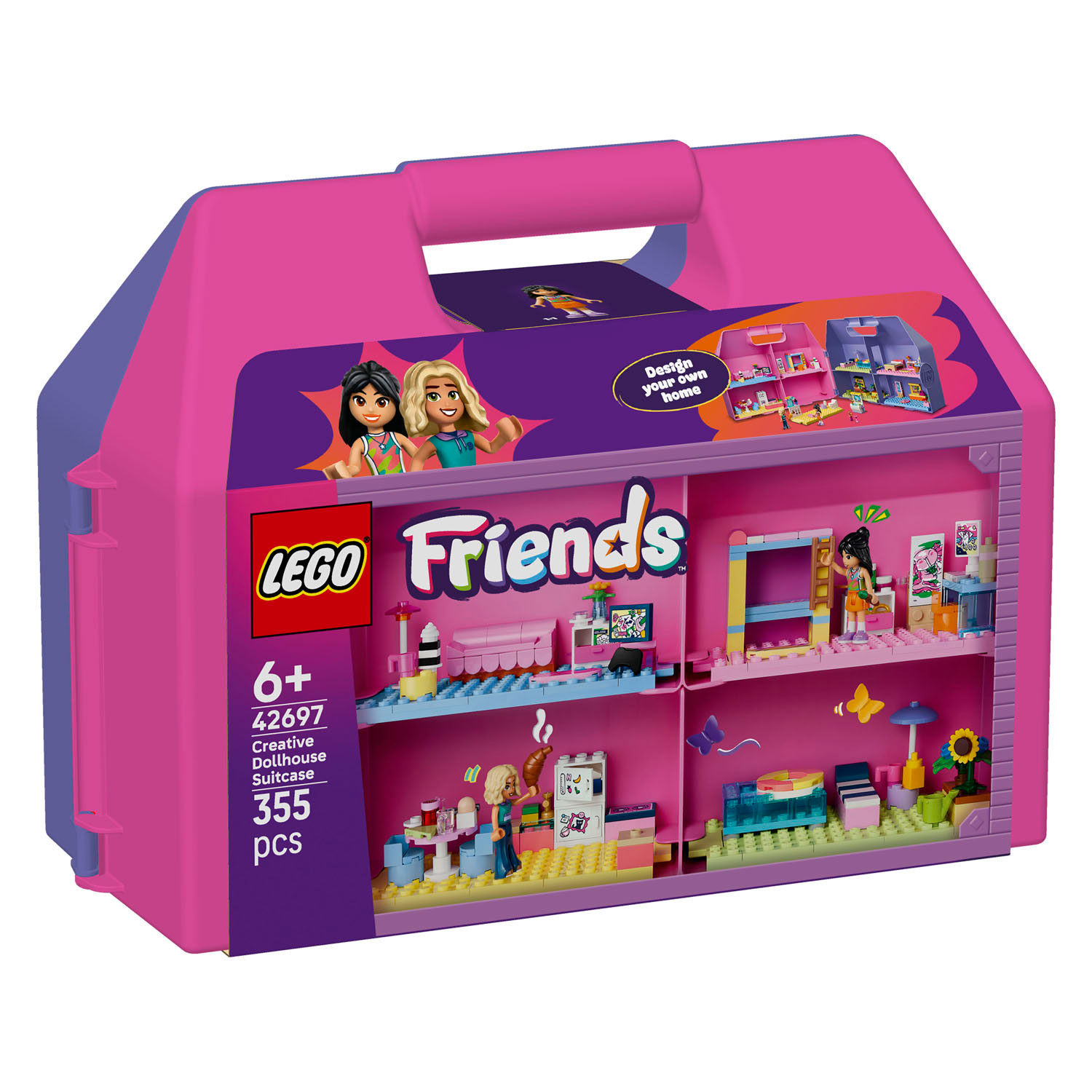 LEGO Friends 42697 Creatieve Poppenhuiskoffer