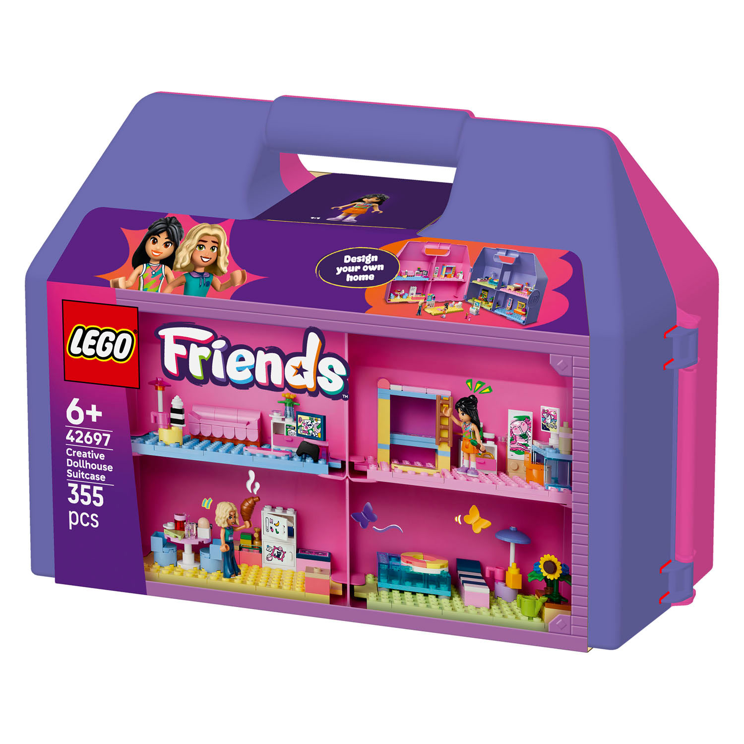 LEGO Friends 42697 Creatieve Poppenhuiskoffer