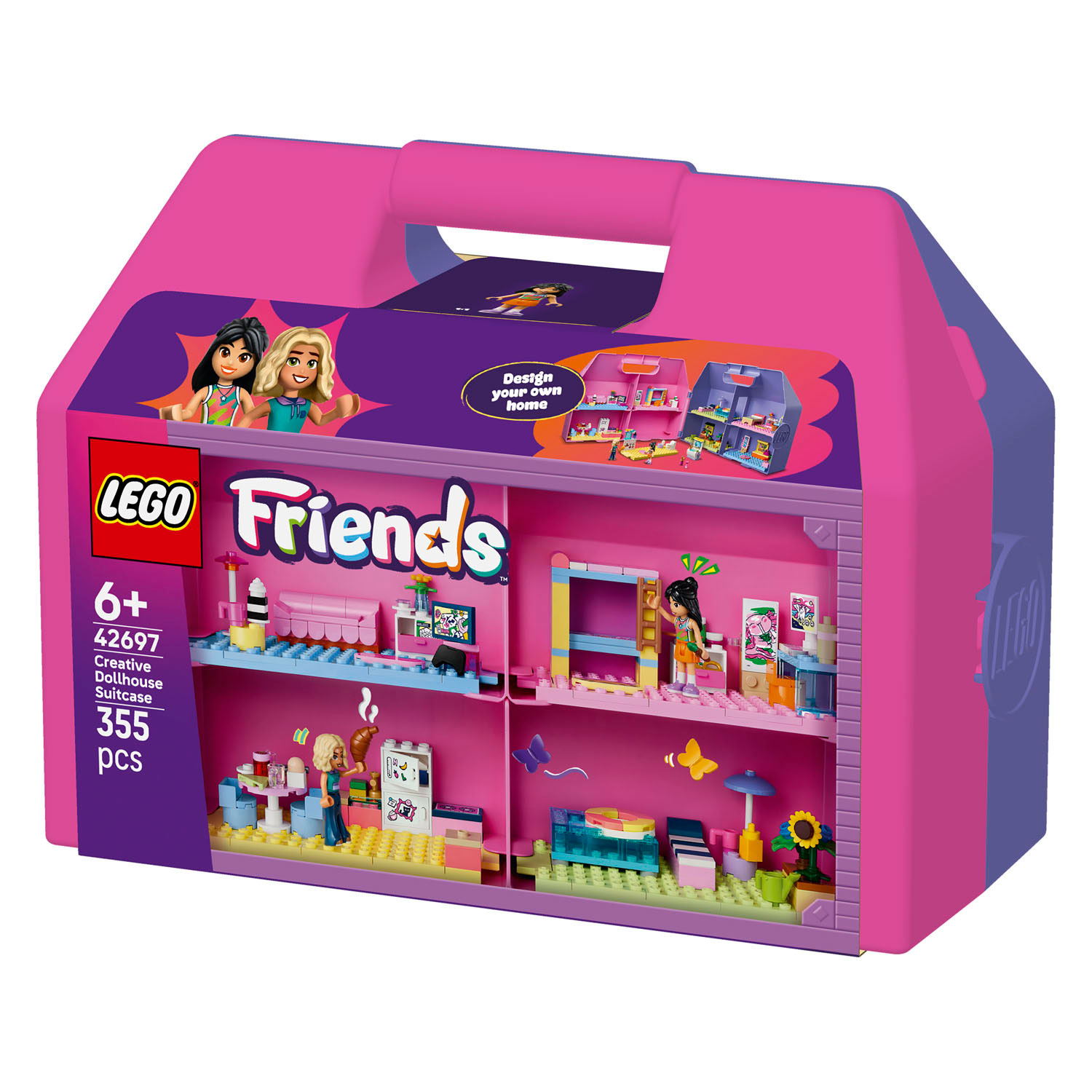 LEGO Friends 42697 Creatieve Poppenhuiskoffer