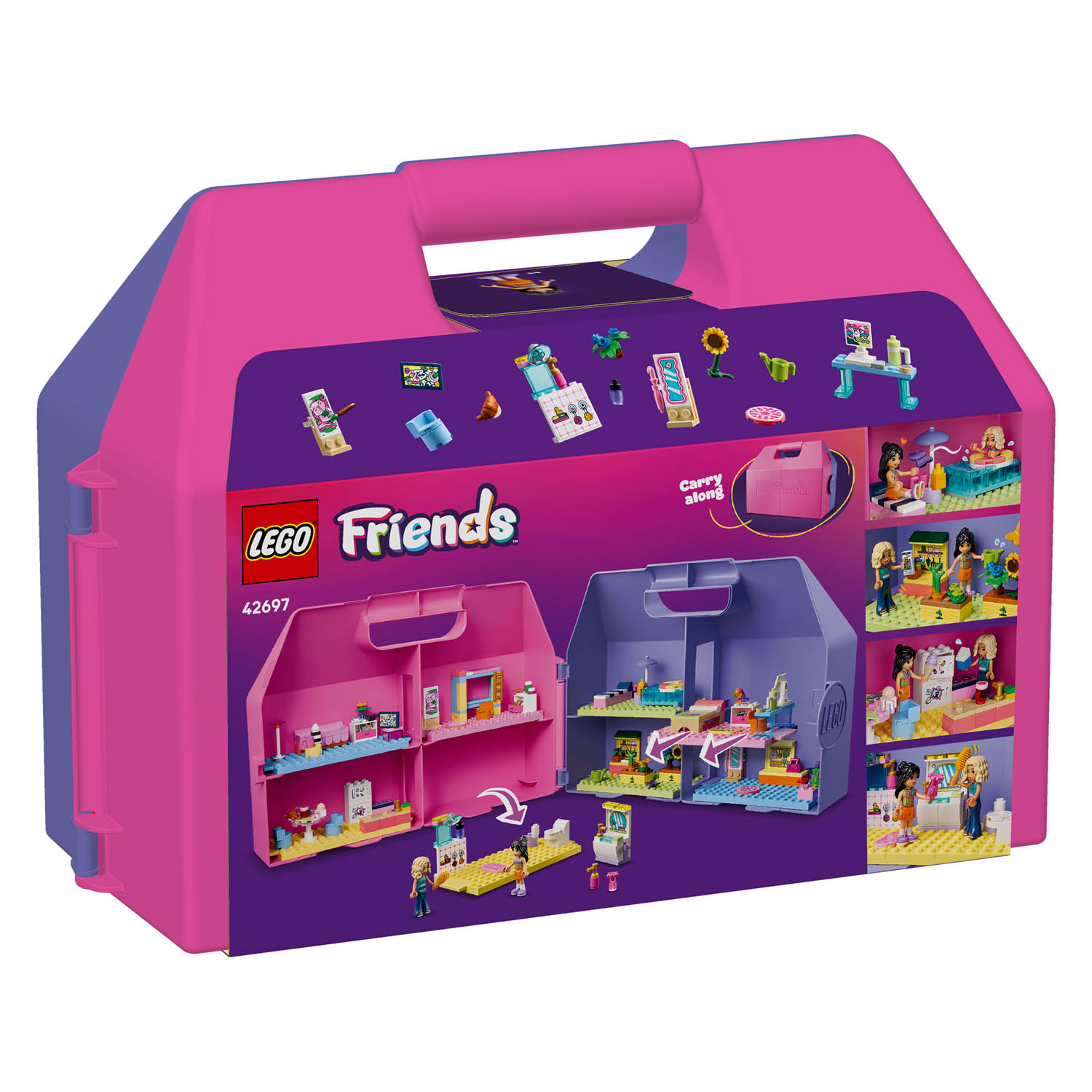 LEGO Friends 42697 Creatieve Poppenhuiskoffer