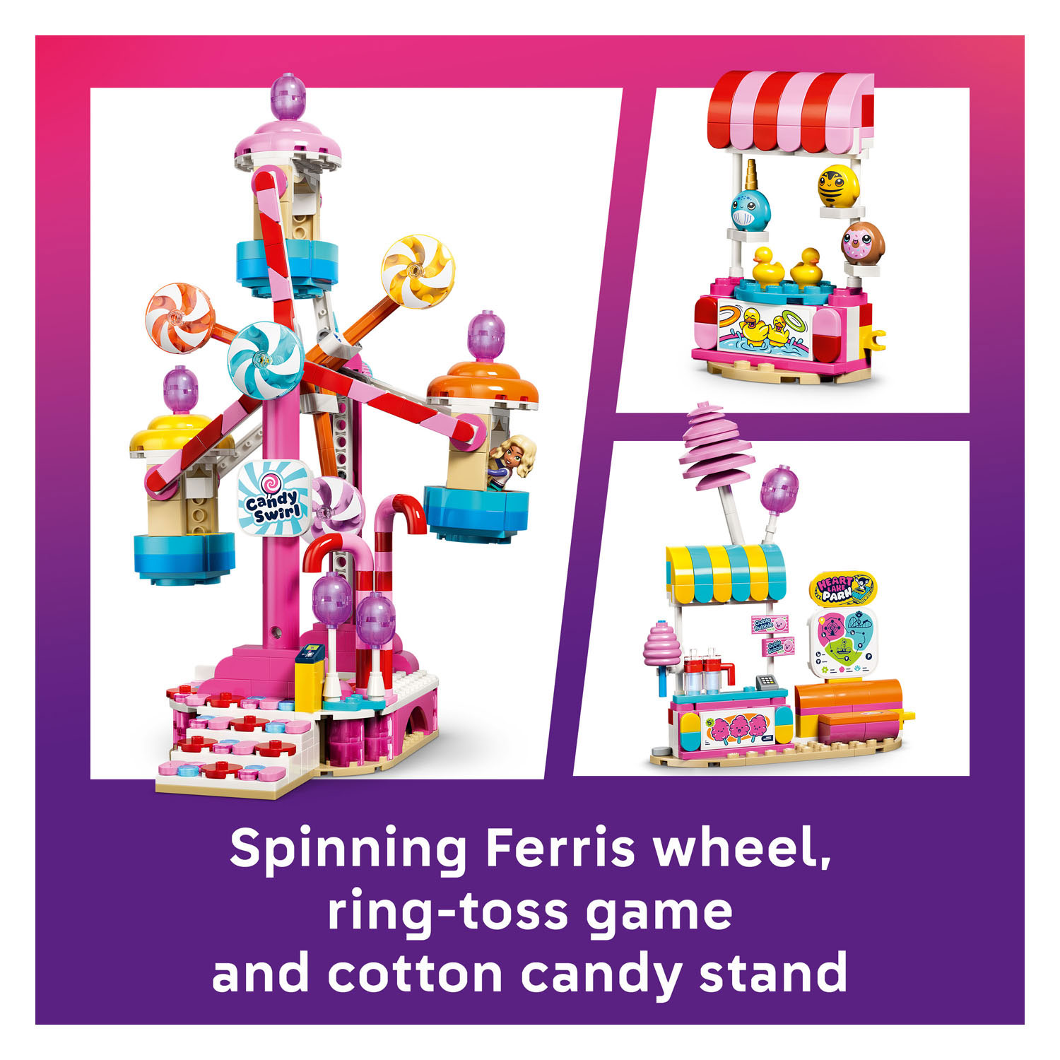 LEGO Friends 42700 Reuzenrad van Snoep en Cupcakes