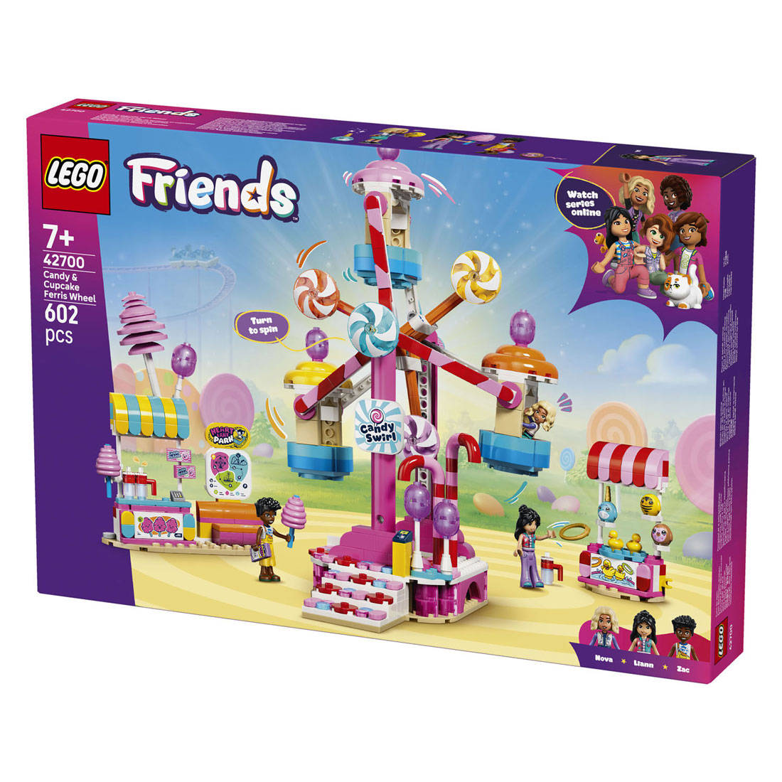 LEGO Friends 42700 Reuzenrad van Snoep en Cupcakes