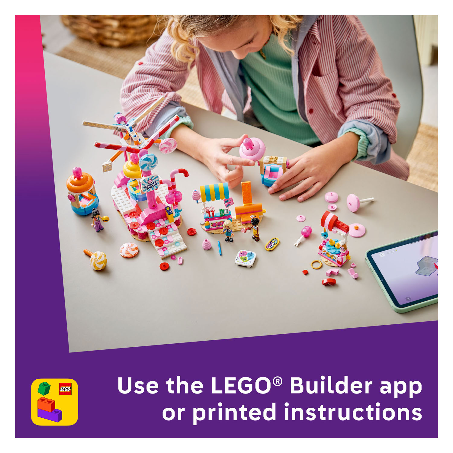 LEGO Friends 42700 Reuzenrad van Snoep en Cupcakes