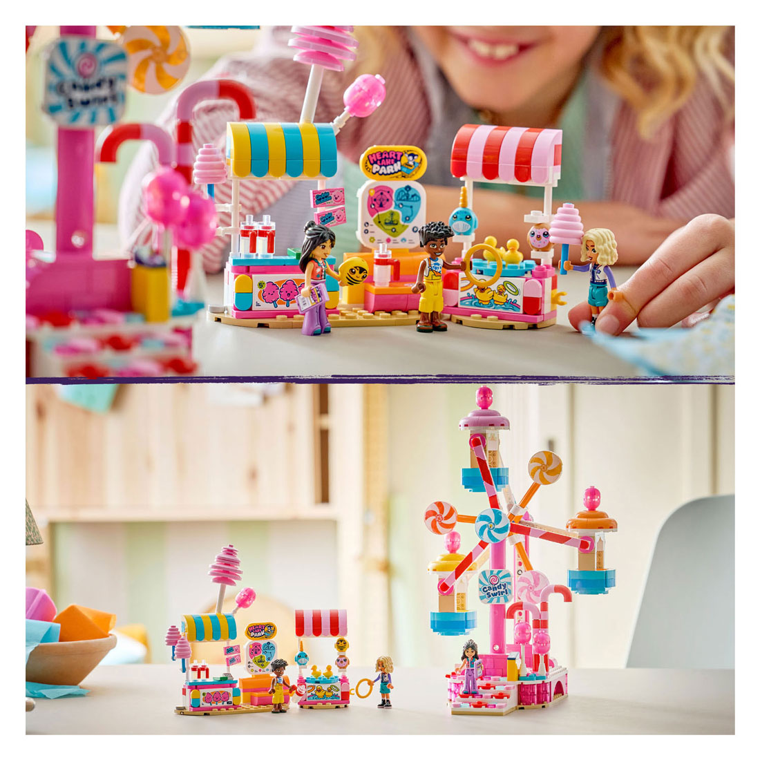 LEGO Friends 42700 Reuzenrad van Snoep en Cupcakes
