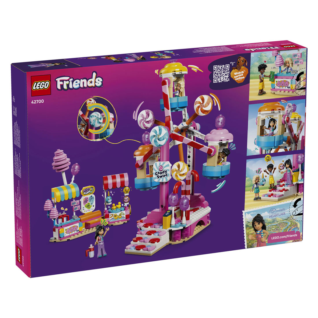 LEGO Friends 42700 Reuzenrad van Snoep en Cupcakes
