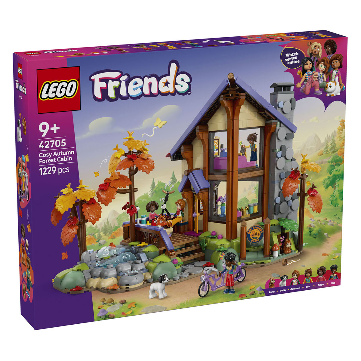 LEGO Friends 42705 Gezellige Boshut in de Herfst