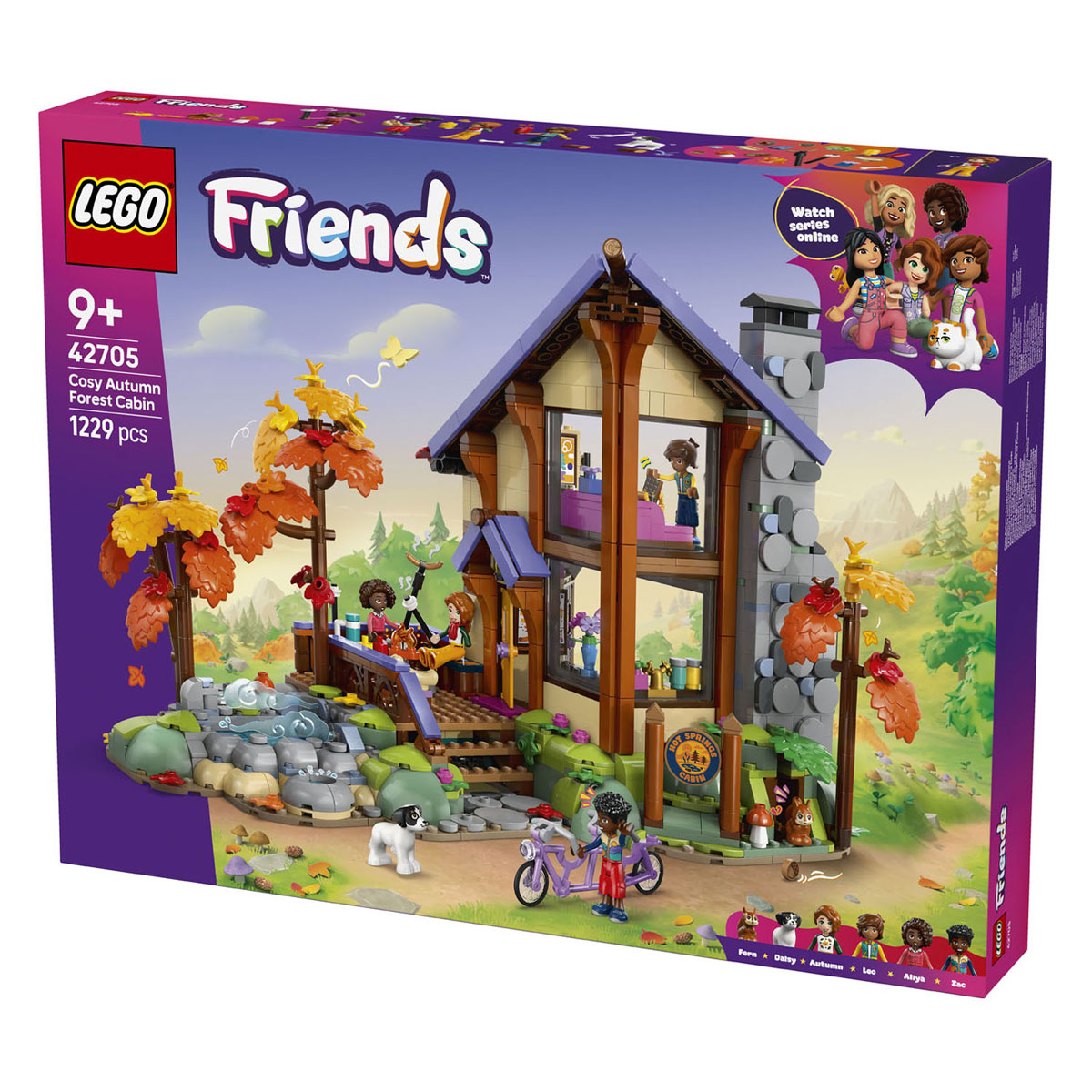 LEGO Friends 42705 Gezellige Boshut in de Herfst
