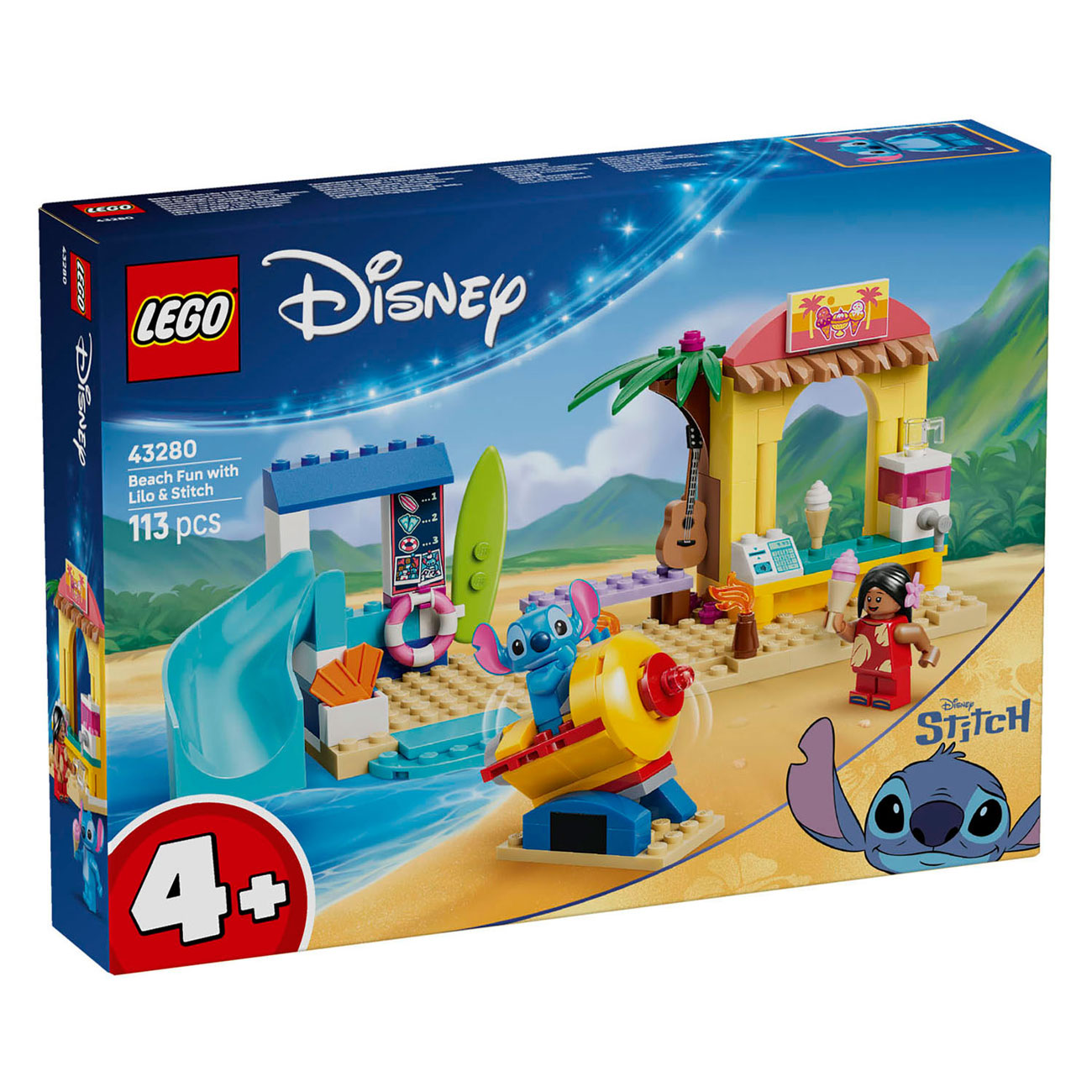 LEGO Disney 43280 Strandplezier met Lilo en Stitch