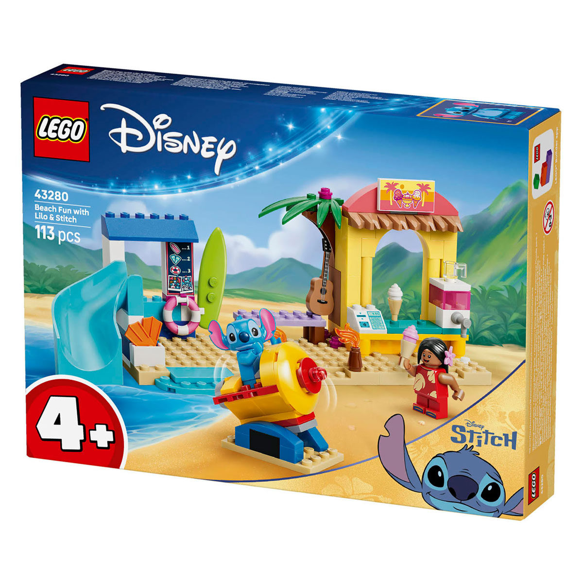 LEGO Disney 43280 Strandplezier met Lilo en Stitch