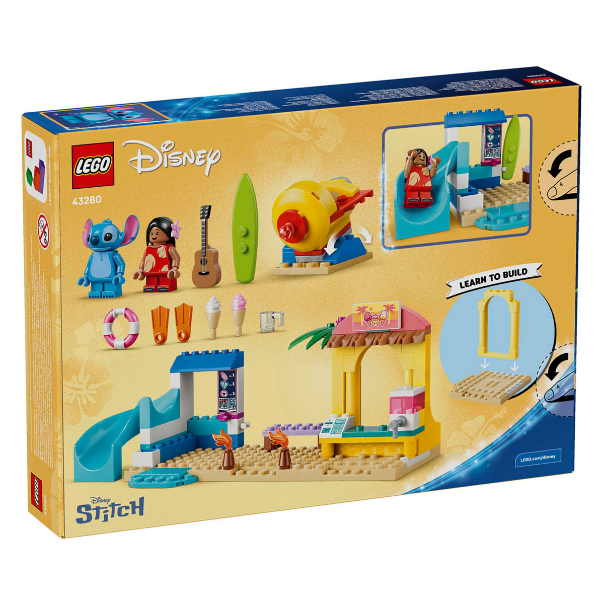 LEGO Disney 43280 Strandplezier met Lilo en Stitch
