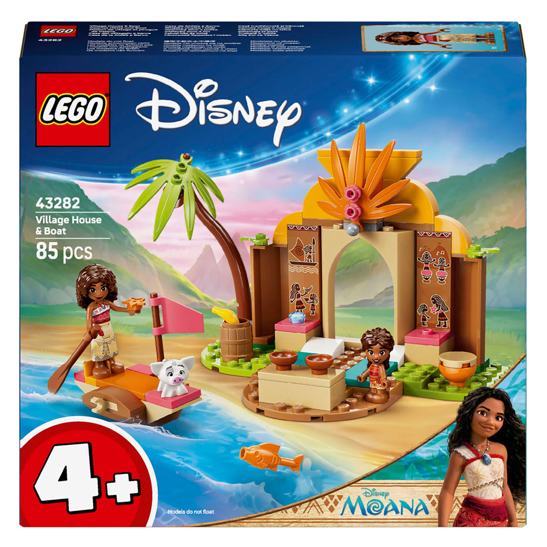 LEGO Disney Princess 43282 Dorpshuis en Boot