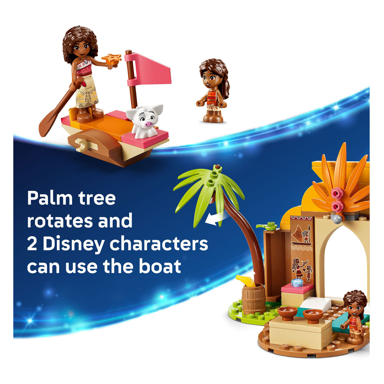 LEGO Disney Princess 43282 Dorpshuis en Boot