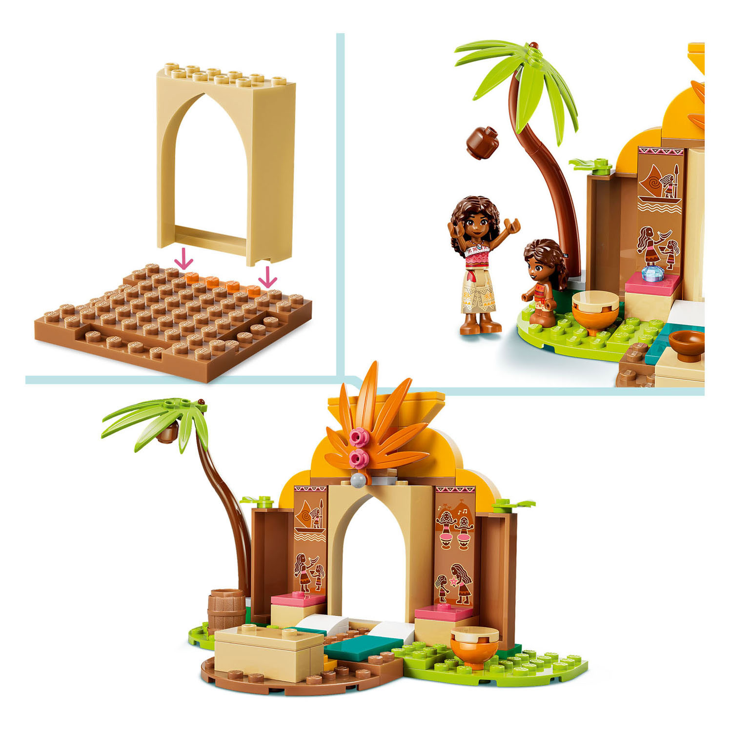 LEGO Disney Princess 43282 Dorpshuis en Boot