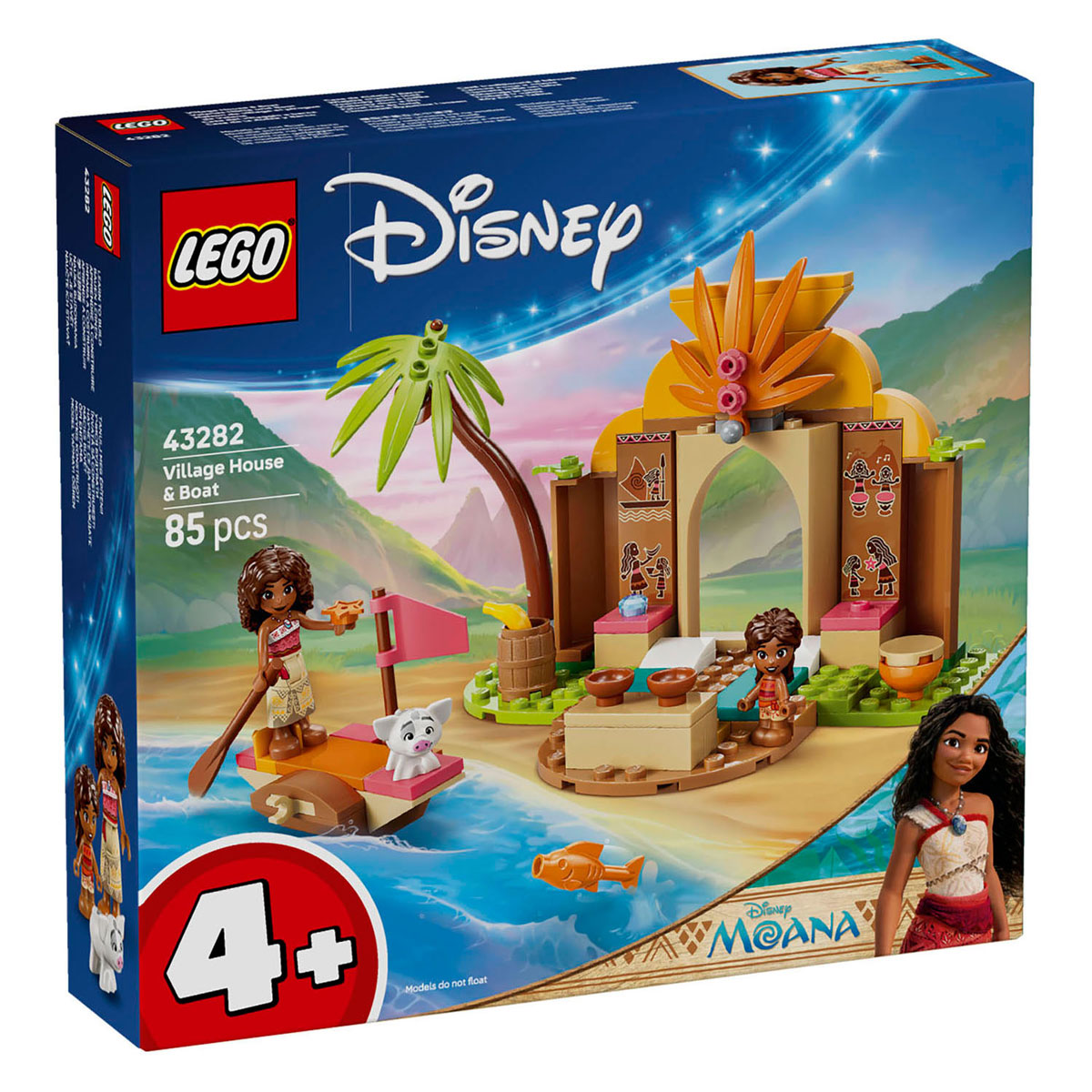 LEGO Disney Princess 43282 Dorpshuis en Boot