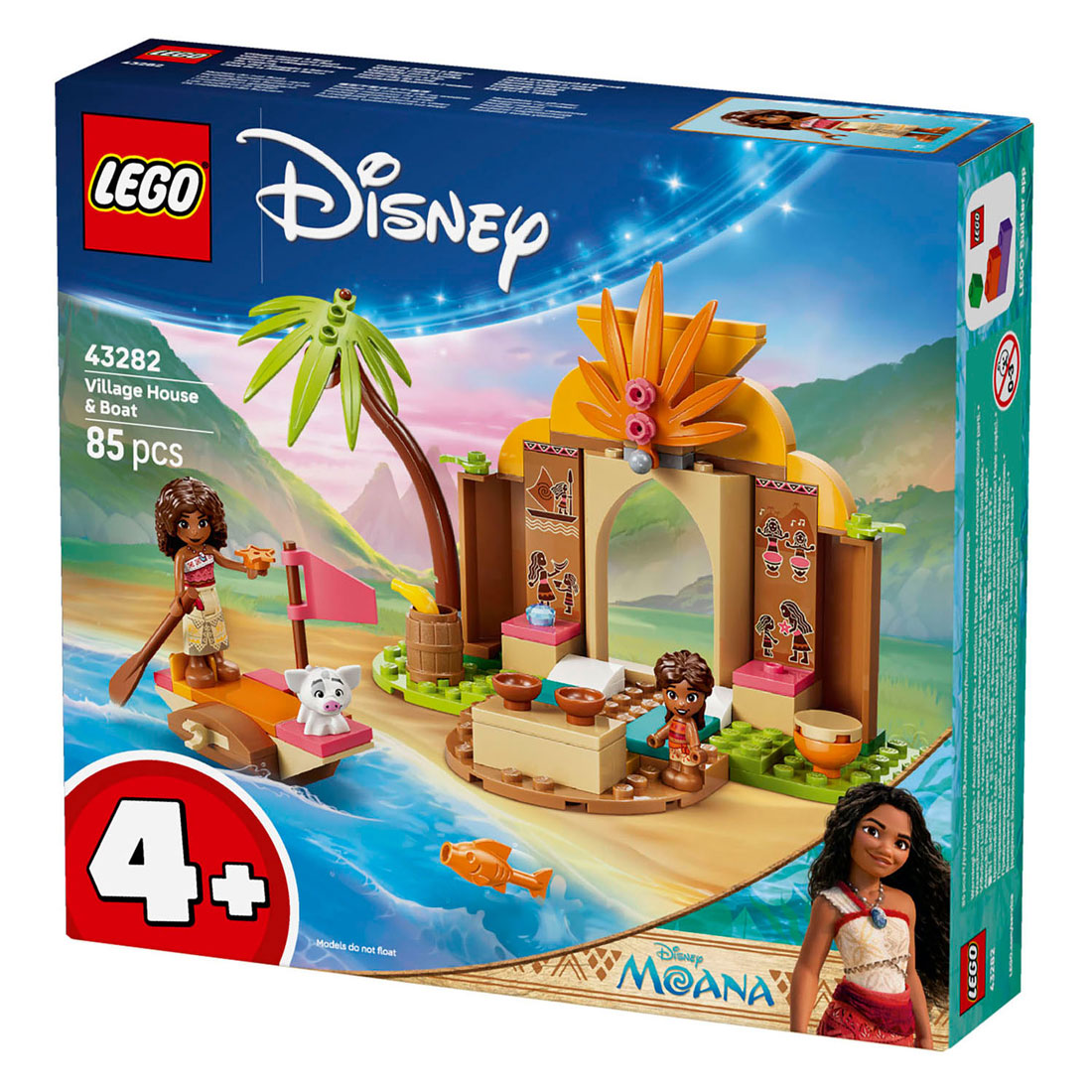 LEGO Disney Princess 43282 Dorpshuis en Boot