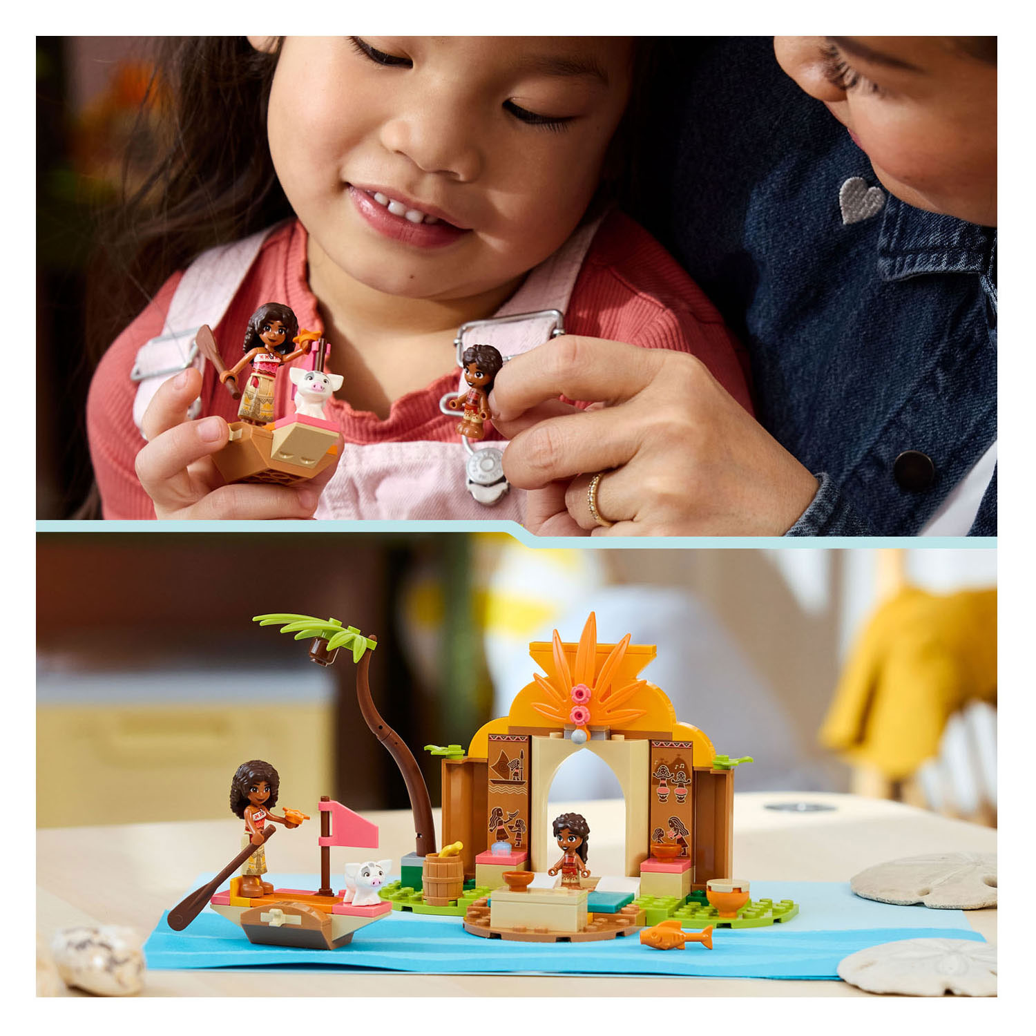 LEGO Disney Princess 43282 Dorpshuis en Boot