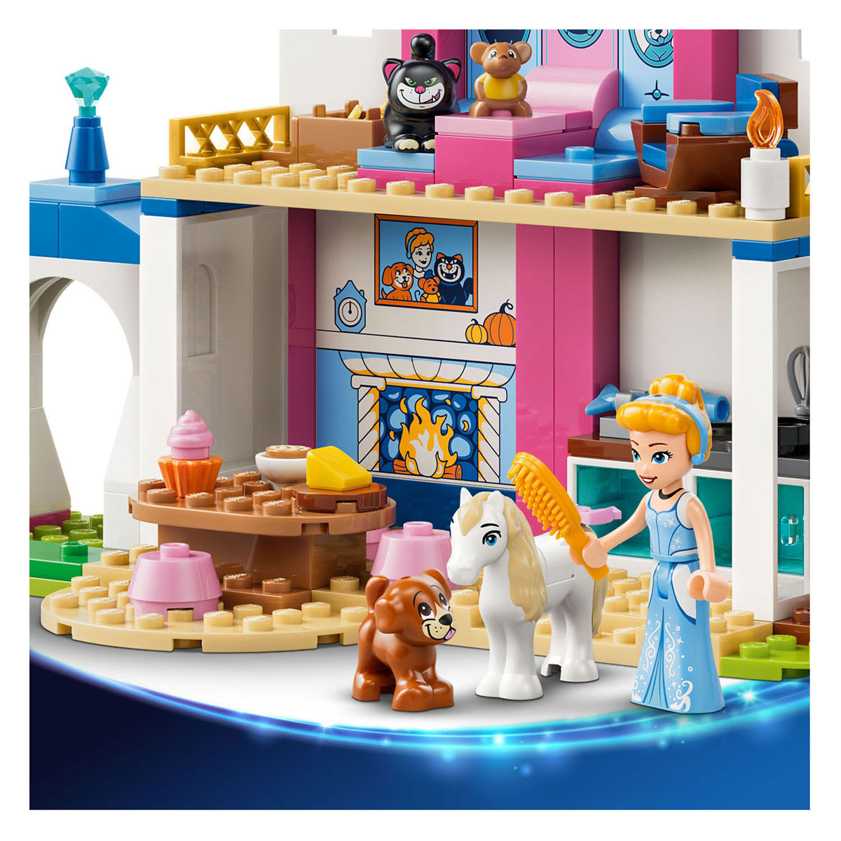 LEGO Disney Princess 43283 Cinderellas Schloss mit Tierfreunden