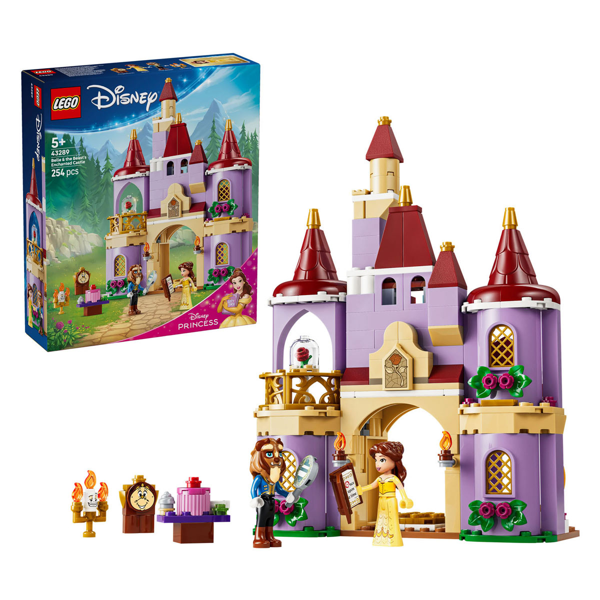 LEGO Disney Princess 43289 Het Betoverde Kasteel van Belle en het Beest