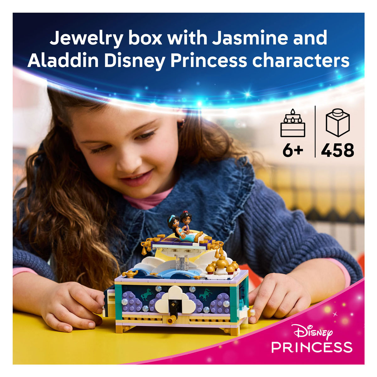 LEGO Disney Princess 43295 Jasmines Sieradendoos