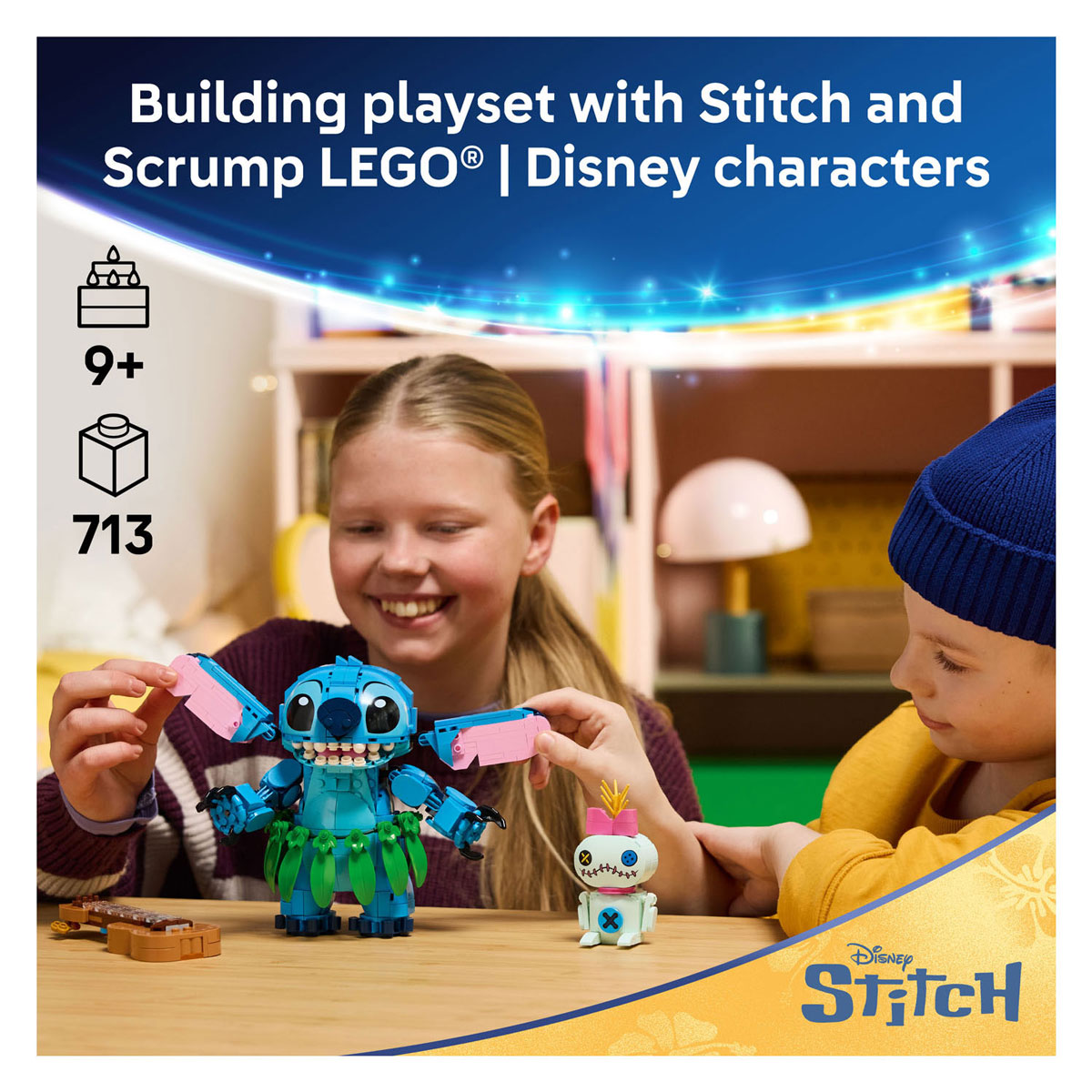 LEGO Disney 43296 Stitch en Scrump