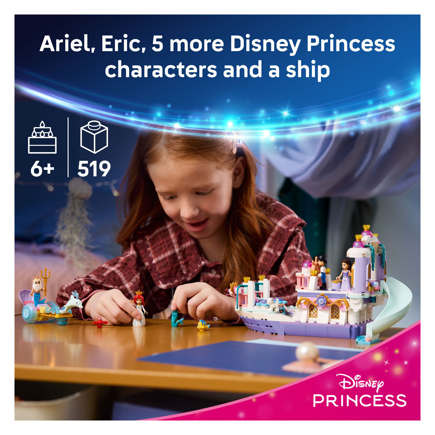 LEGO Disney Princess 43299 Ariels Koninklijke Trouwboot