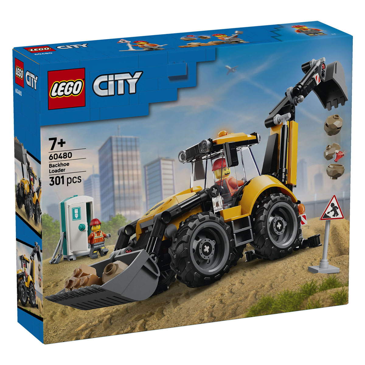 LEGO City 60480 Gele Graaflaadmachine