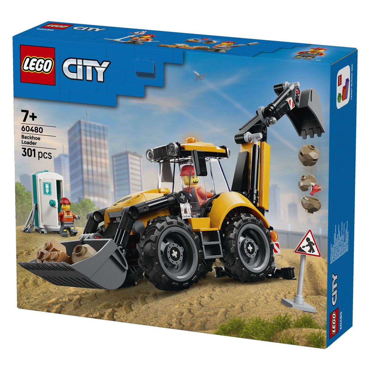 LEGO City 60480 Gele Graaflaadmachine