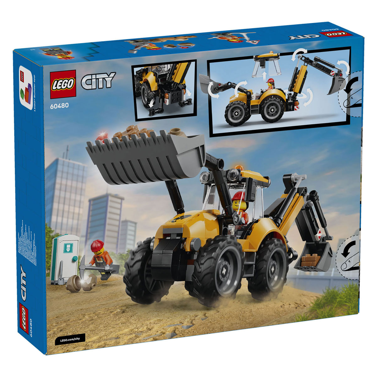 LEGO City 60480 Gele Graaflaadmachine