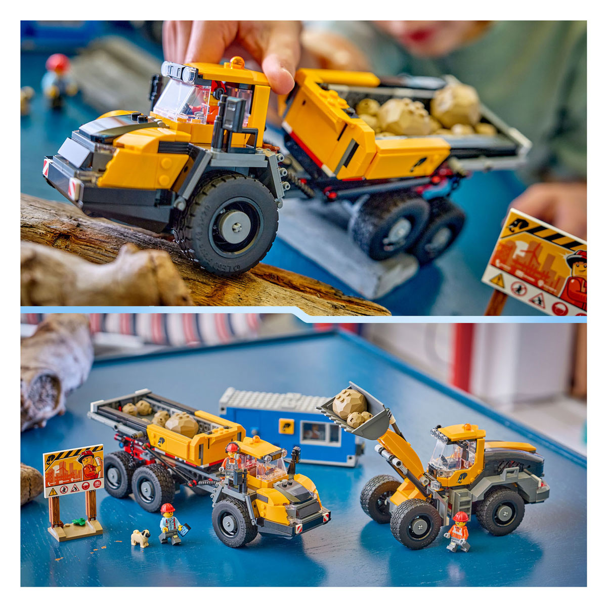 LEGO City 60494 Kiepwagen en Voorlader