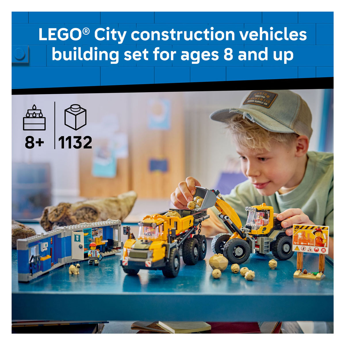 LEGO City 60494 Kiepwagen en Voorlader