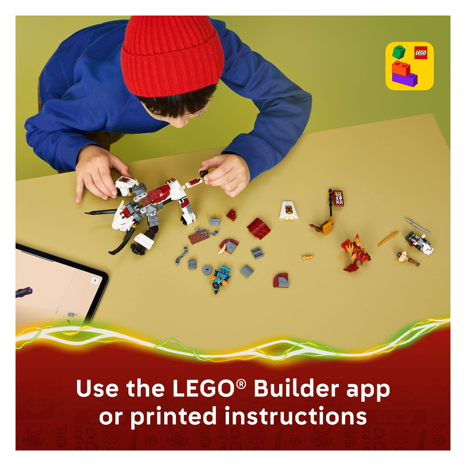 LEGO Ninjago 71863 Zilvar en Grimtak het Drakenbeest