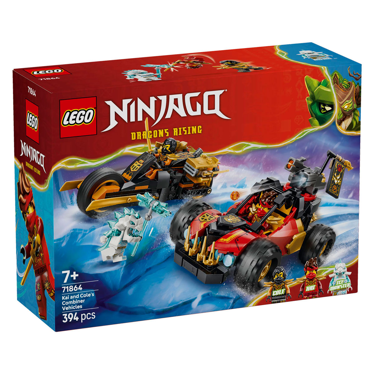 LEGO Ninjago 71864 Kai en Cole's Combivoertuigen