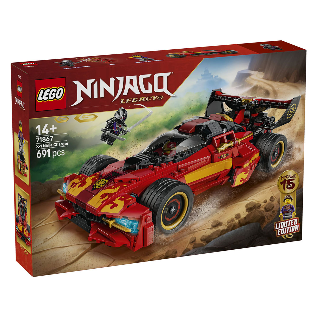 LEGO Ninjago 70727 15-jarig jubileum: X-1 Ninja Charger