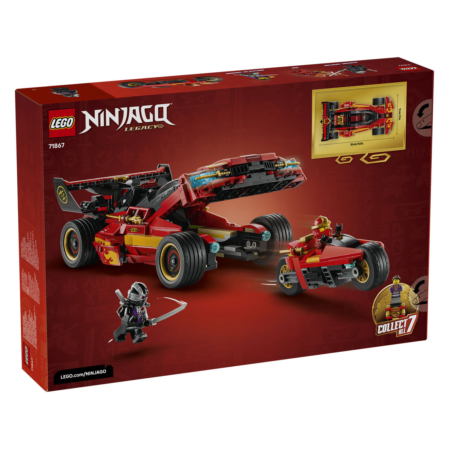 LEGO Ninjago 70727 15-jarig jubileum: X-1 Ninja Charger